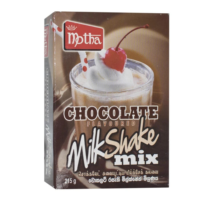 Motha Chocolate Flavoured Milk Shake Mix 215g Quality Ceylon Free Shipping New gallery