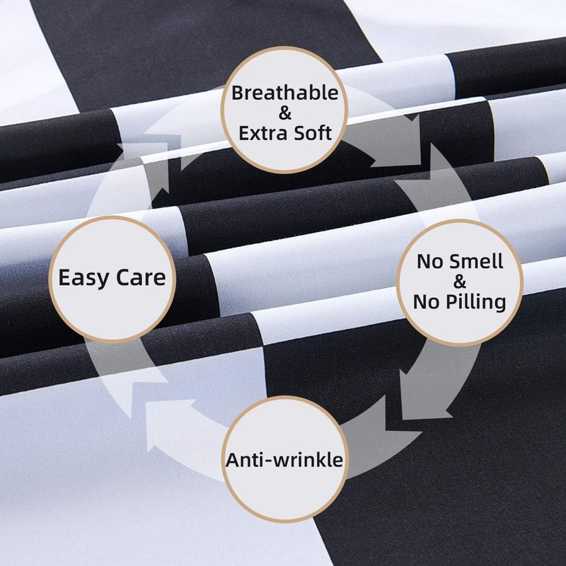 Cozy and Durable Twin Microfiber Bed Sheet Set - Stain & Wrinkle Resistant gallery