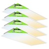 4 Pack 2x4 LED Flat Panel Light 50/40/35/30/25W 6500lm Adjustable, 2x4FT 4PACK gallery