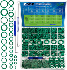 Professional 595Pc A/C O-Ring Set Automotive Compressor Seal Kit SAE Metric