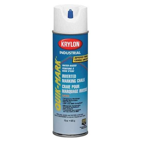 Krylon Industrial Kwbc3505a Inverted Marking Chalk,White,15 Oz. gallery