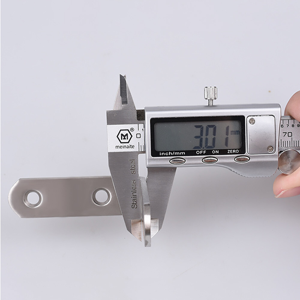 304 Stainless Steel Right Angle Bracket Corner Brace Joint Shelf Support L-Shape gallery