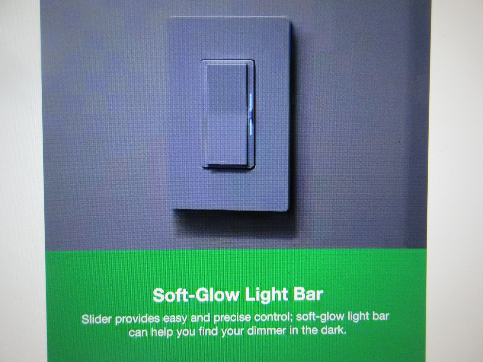Lutron Diva LED+ Dimmer Switch with Night Mode for Dimmable LED Bulbs White gallery
