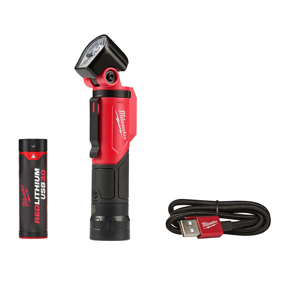 Milwaukee 2113-21 REDLITHIUM USB Rechargeable Pivoting Flashlight gallery