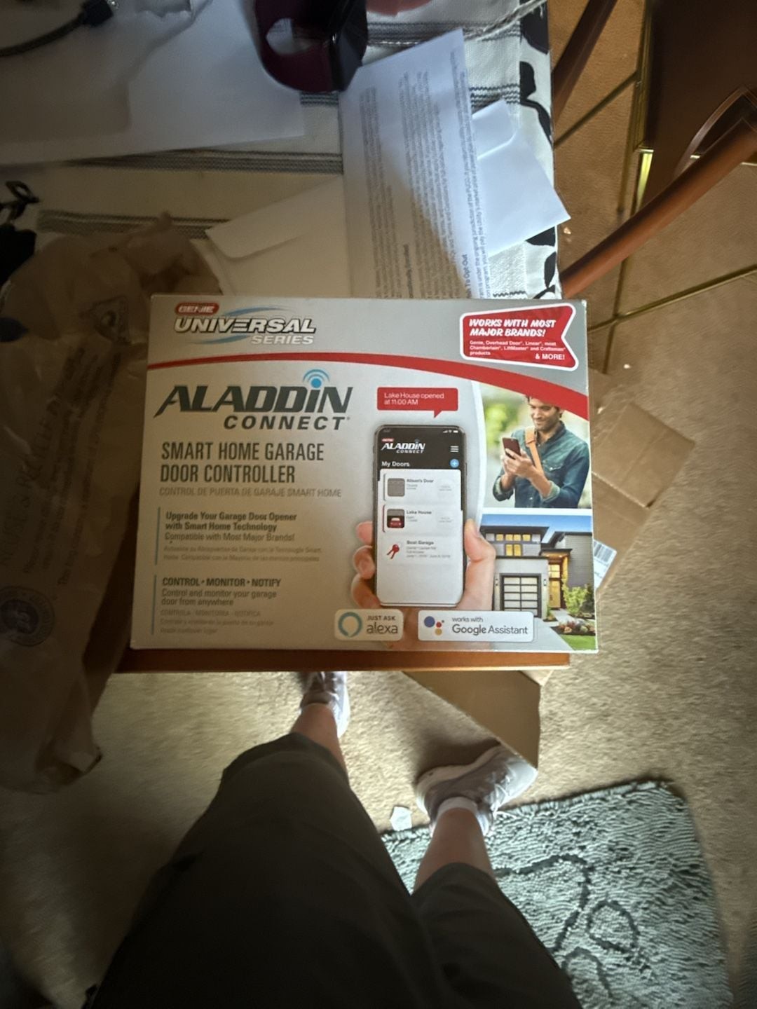 Genie Aladdin Connect Universal Smart Home Garage Door Controller gallery