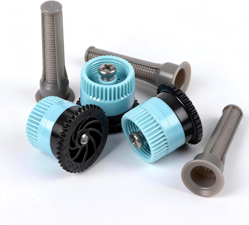 10 Pcs Variable Arc Nozzle, 6 Van Sprinkler Heads Replacement Compatible with Po gallery