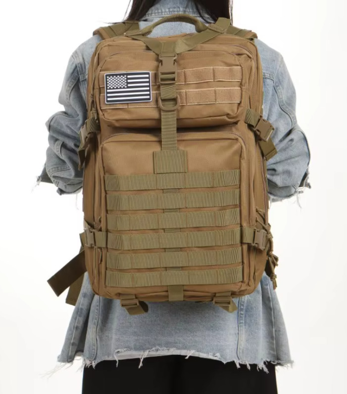 Waterproof Tactical Backpack – Durable 1000D Nylon Rucksack for Camping 25L 5