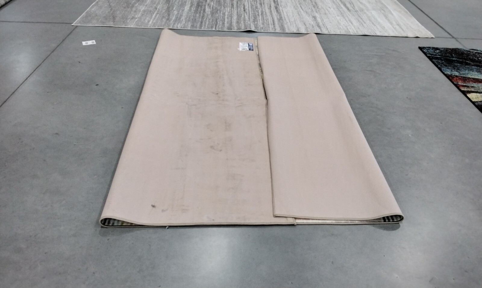 IVORY / BLUE 7'-9" X 10' Back Stain Rug, Reduced Price 1172724380 KPH259A-8 gallery