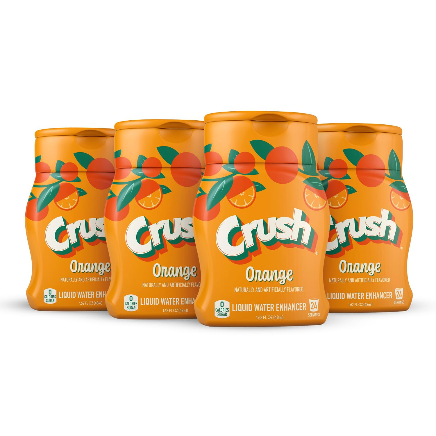 , Orange, Liquid Water Enhancer – New, Better Taste! (4 Bottles, Makes 96 Flavor gallery