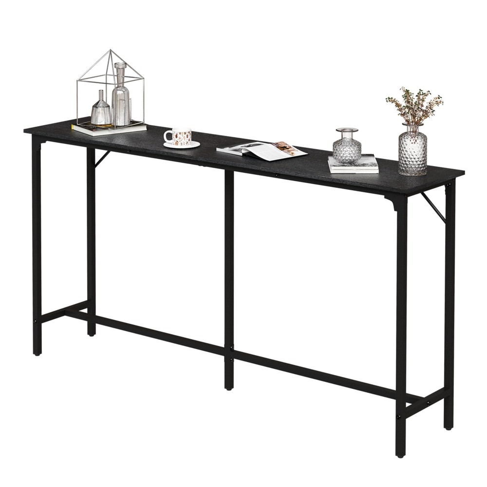 71 in Long Console Table Narrow Sofa Table Couch Table for Kitchen/Bar Counter