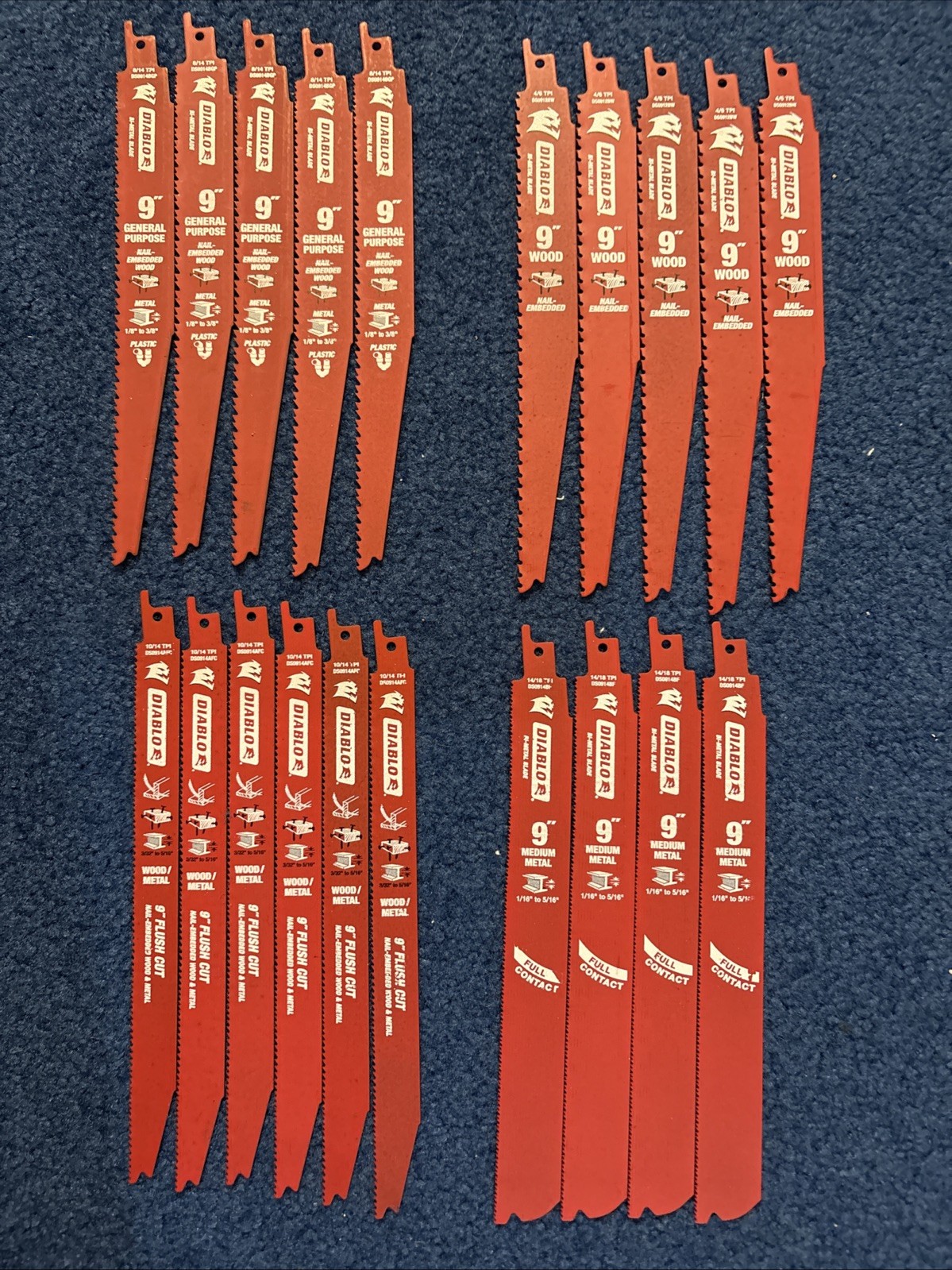 20…..9 Inch Diablo Reciprocating Blades….. less Than $4 Per Blade ￼ gallery