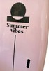 Summer vibes Stable Table Softboard 8'0" / 75L – Pink With Handle gallery