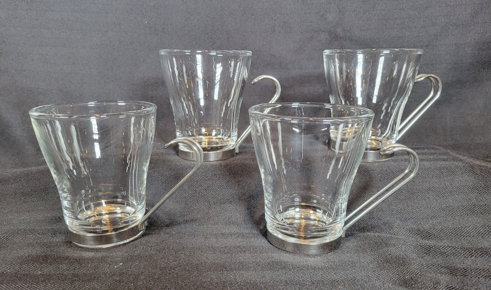 Bormioli Rocco Casa Oslo Cappuccino ClearGlass Cups, 8 Ounces, Set Of 4 gallery