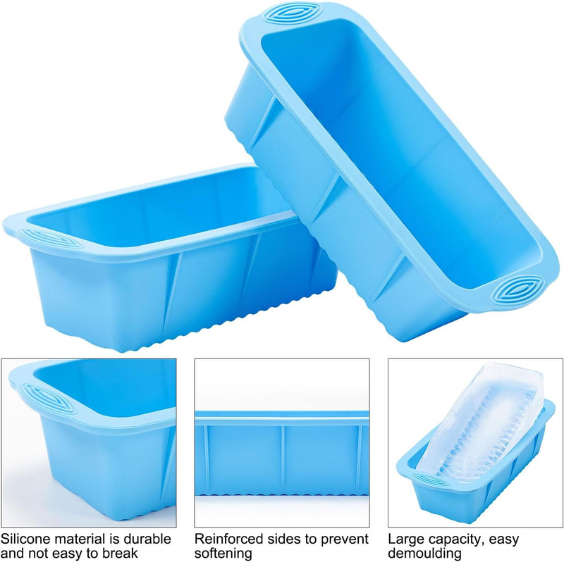 Extra Large Ice Block Mold for Ice Bath, 4 Pack 9.4Lb Big Ice Cube Molds, Silico gallery
