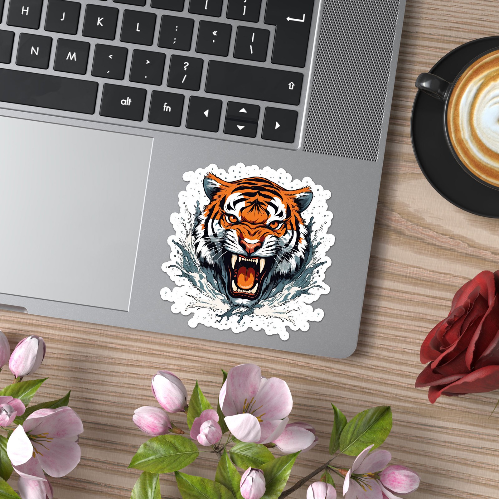 Tiger Splash - Vinyl Decal Sticker - Car Window Laptop - ebn9498 gallery