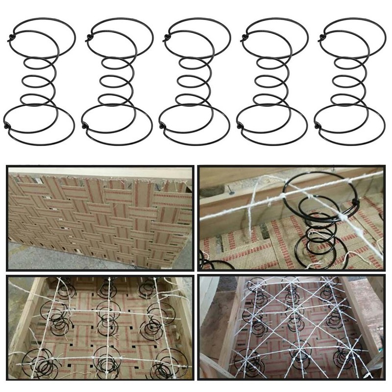 Upholstery Spring Double Cone 9 Gauge Firm Seat Or Back 2" 3“ 4“ - 10" Aall size gallery