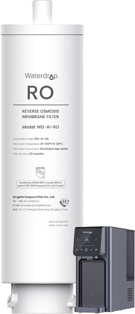 A1-RO Filter Replacement for A1 Hot Cold Water Dispenser, 12-Month Life