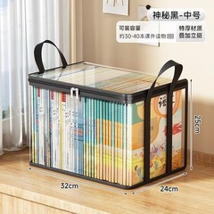 Large-Capacity Clear Storage Bag, Foldable Heavy Duty Transparent Moving Boxes