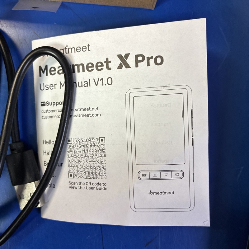 Meatmeet X Pro Wireless Meat Thermometer with Dual Wi-Fi & Bluetooth, 2 Probes gallery