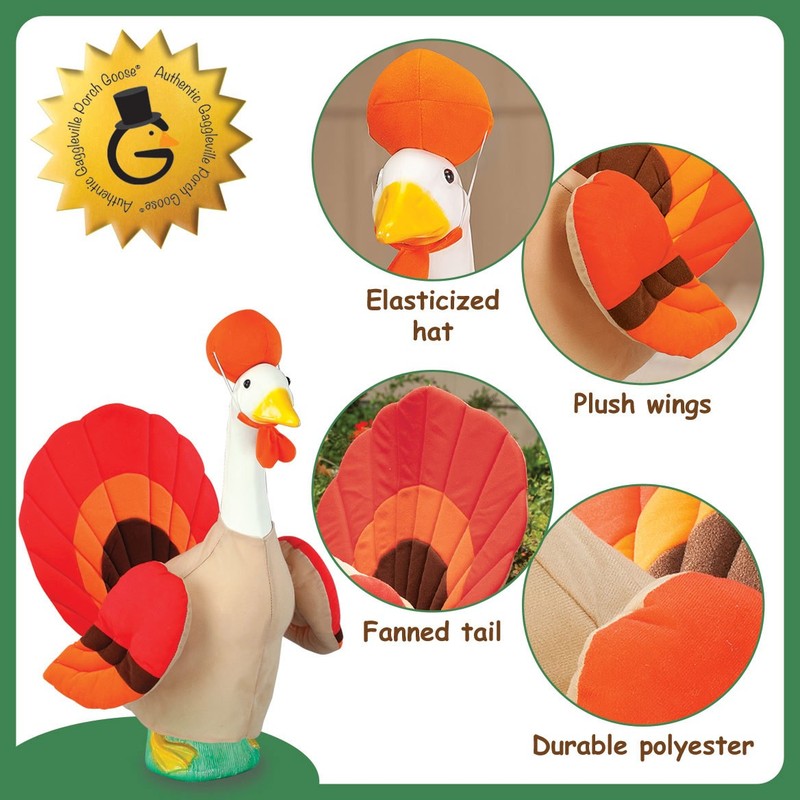 Gaggleville® Large Ghost and Turkey Outfits Bundle gallery