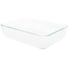 Pyrex (1) 7210 3-cup Glass Dish & (1) 7210-PC Plum Purple Lid gallery