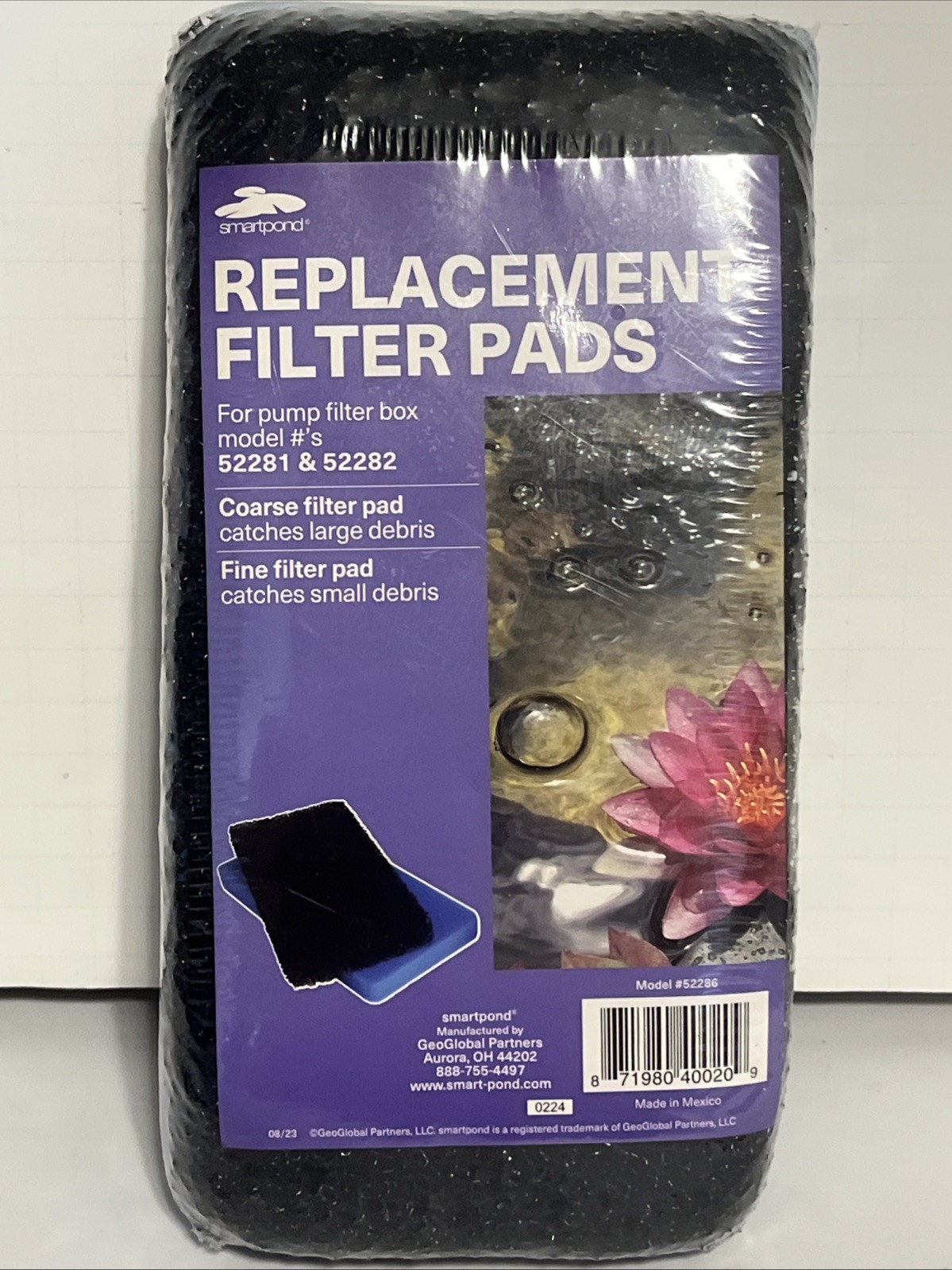 New- Sealed Smartpond Replacement Filter Pads Models 52281 52282 Coarse & Fine gallery