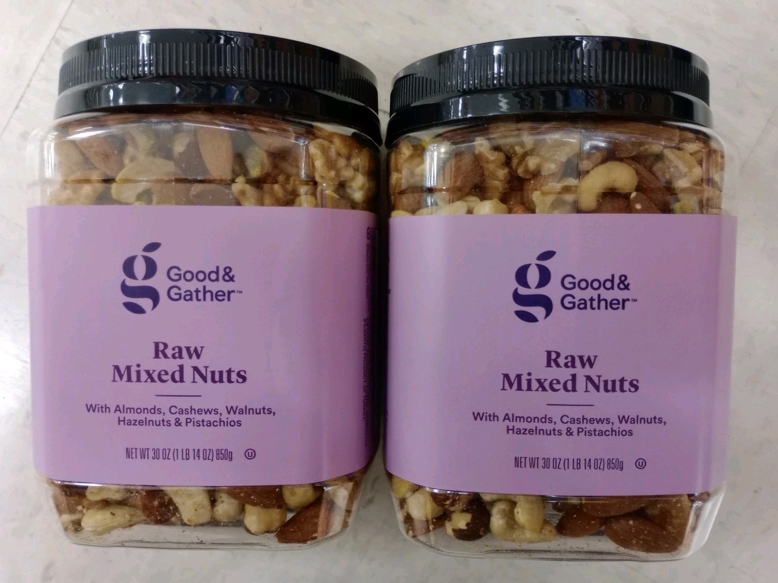 2 pack Unsalted Raw Mixed Nuts - 30oz - Good & Gather FREE shipping gallery