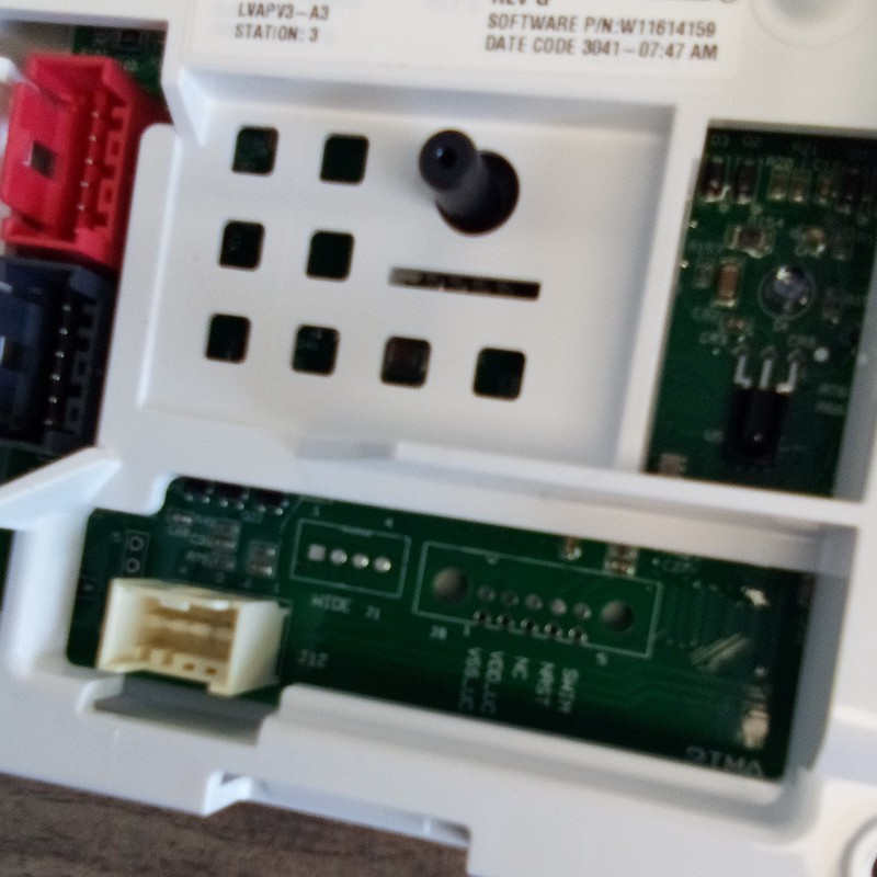 Whirlpool Washer Main Control Board Module W11607637 White Plastic 1pc gallery