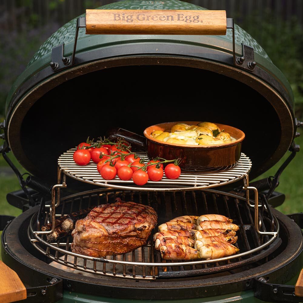 5-Piece EGGspander Kit for Large Big Green Egg with Removable Expansion Rack gallery