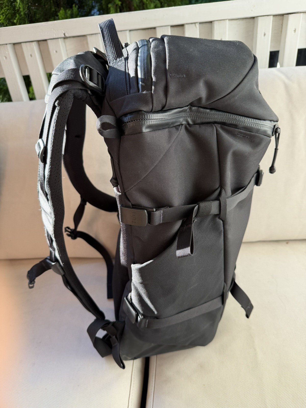 YETI Bozeman 27L Backpack Black, patch missing - Preowned 3