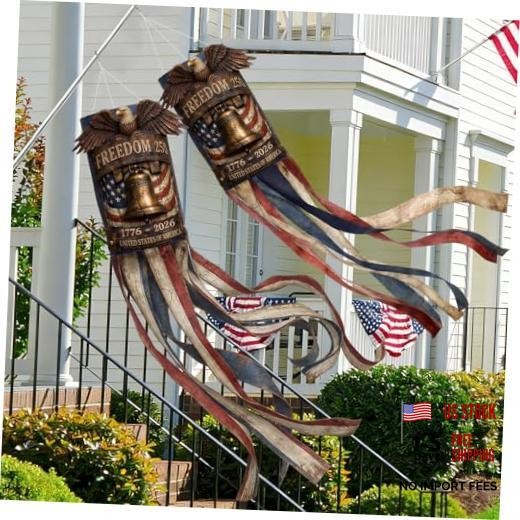 Fanfanwin 2 Pcs 250th Anniversary Windsock Flags 40 Inch Patriotic Windsock gallery