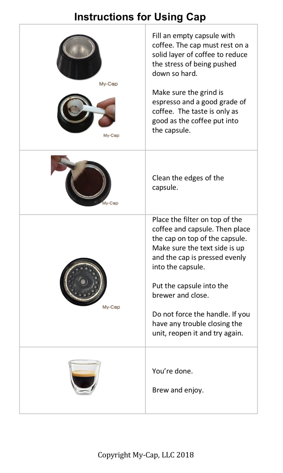 My-Cap 100 Filters for use with Caps to Reuse Capsules for Nespresso® VertuoLine gallery