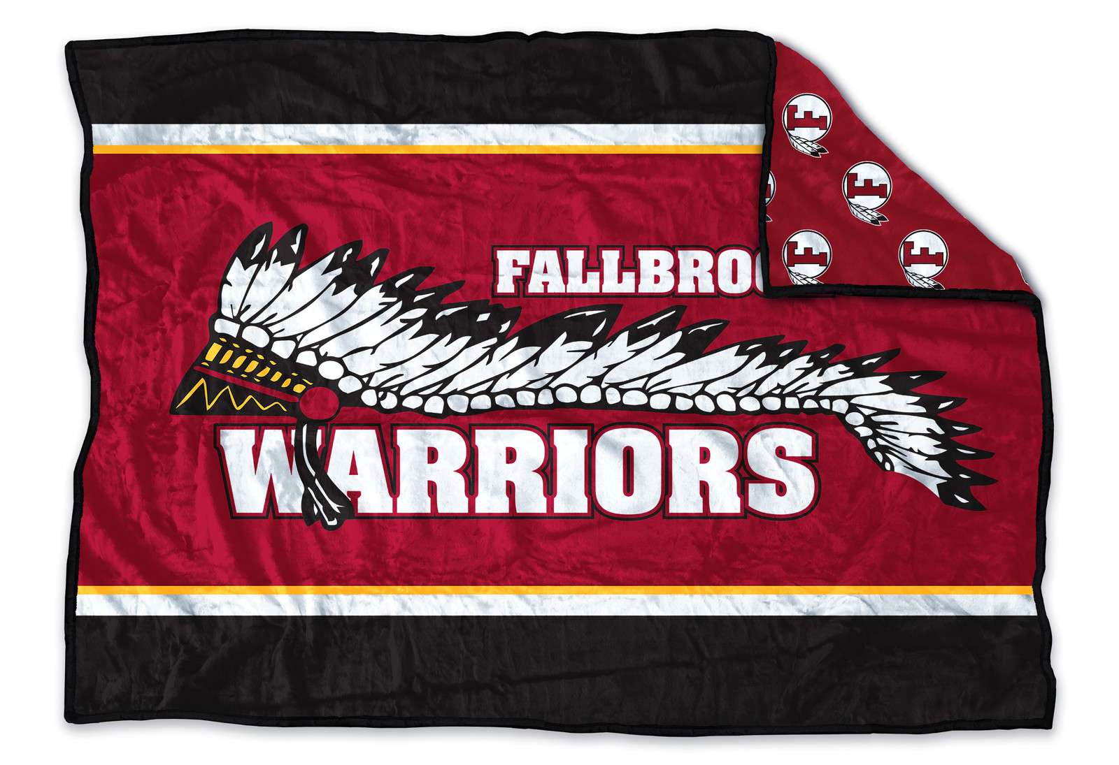 Custom Fundraiser Blanket for Fallbrook Warriors 60"x80" – Approx.450 GSM 4.4lbs gallery