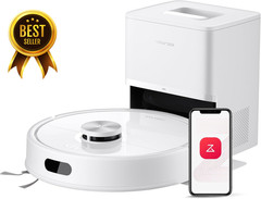 Q7 M5+ Robot Vacuum Mop Self-Empty 10000Pa LiDAR Pet Hair Smart Cleaner White