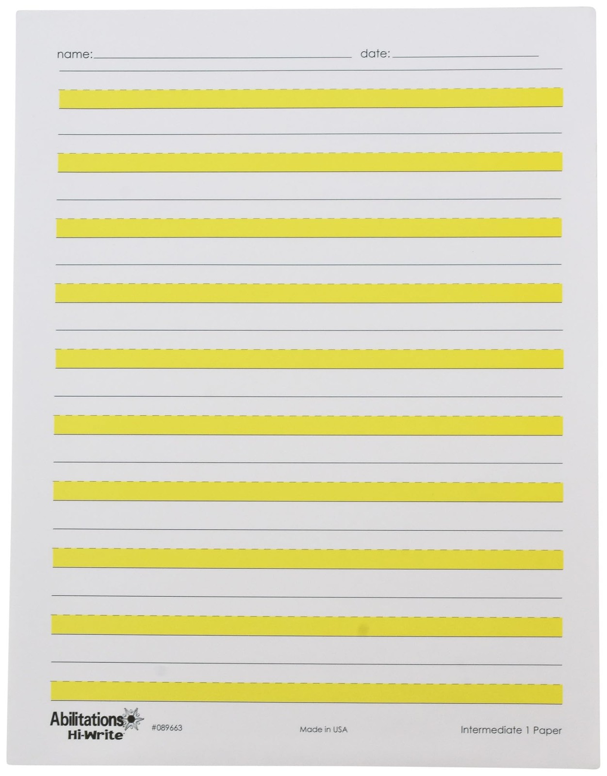Integrations HiWrite Intermediate 1 Paper 81/2x11 Inch 100 Pack 089663 gallery