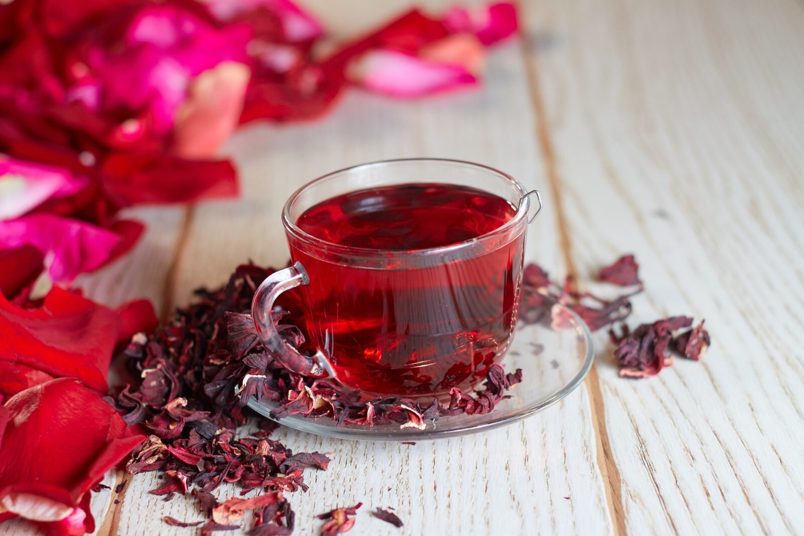 Organic 100% Premium Dried Rough Cut Hibiscus Flowers Tea, Agua de Jaimaica!! gallery