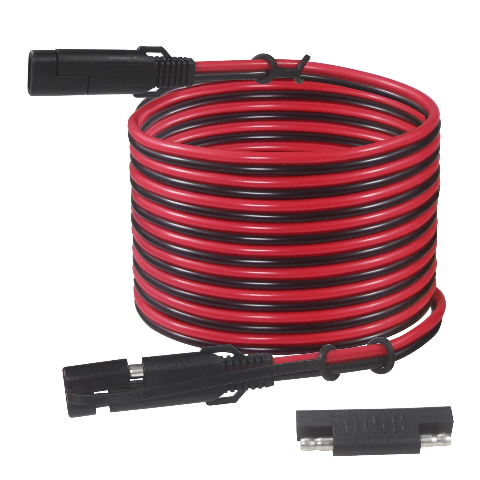 SAE To SAE Extension Cable 16AWG 20FT Battery Charger Quick Connect Wire Cord gallery