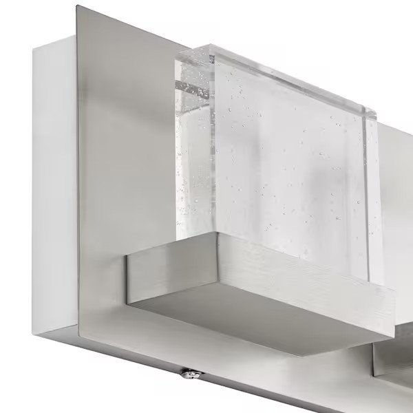 Home Decorators Alberson Collection 3-Light Brushed Nickel LED Vanity Light gallery