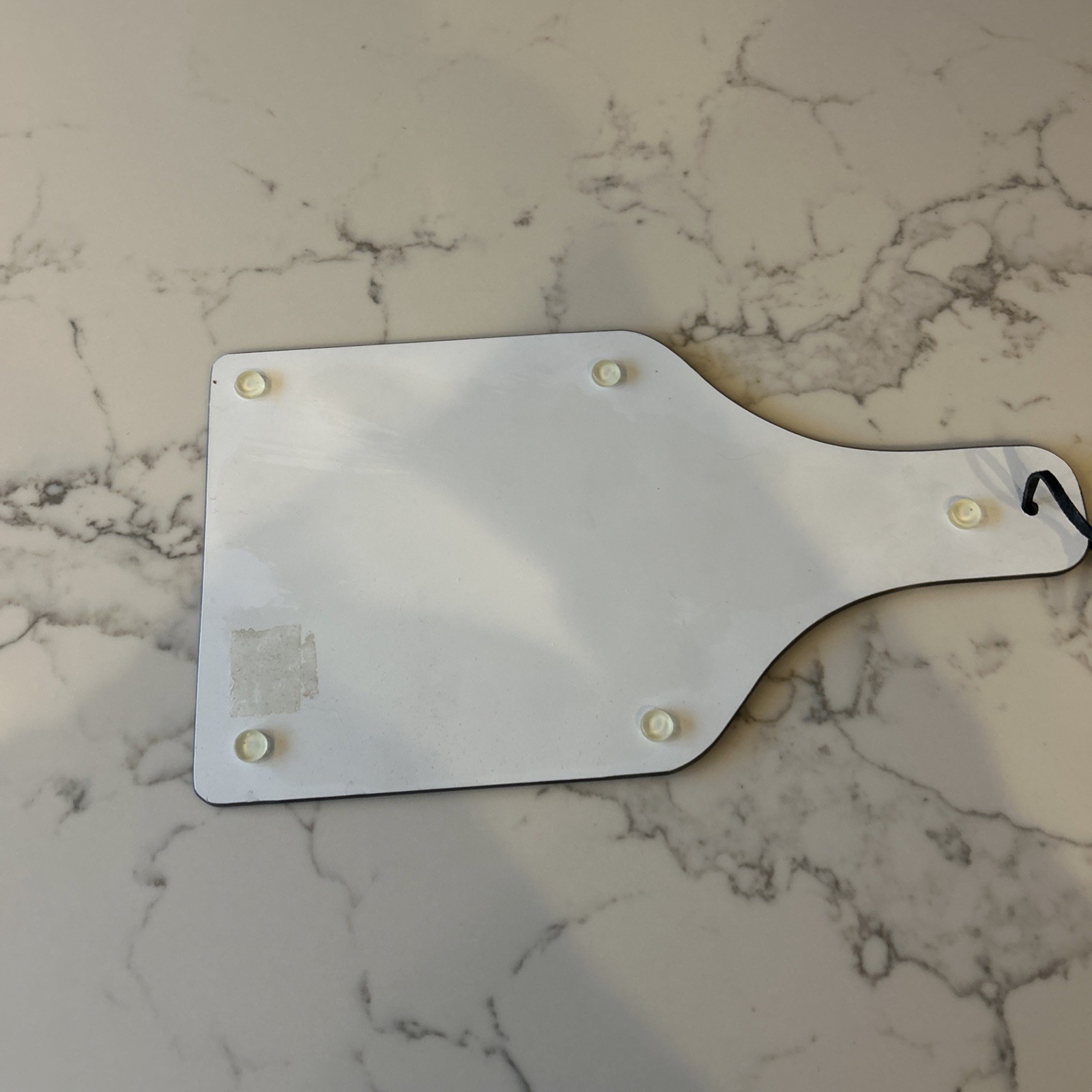Cheese Board Glass Marbling Black With White And Grey With Cheese Knife. New gallery
