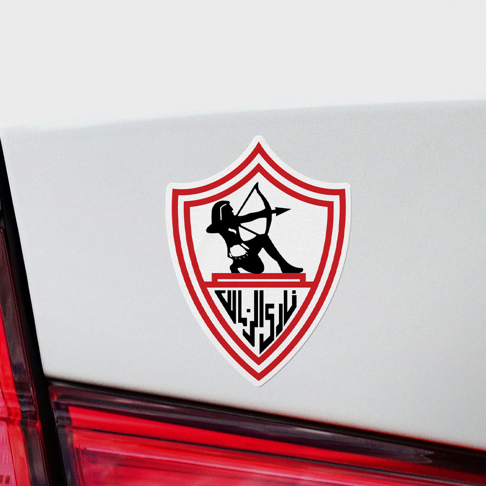 (4 Pack) Zamalek SC Egypt Vinyl Sticker Decal Football Soccer Africa CAF Giza gallery