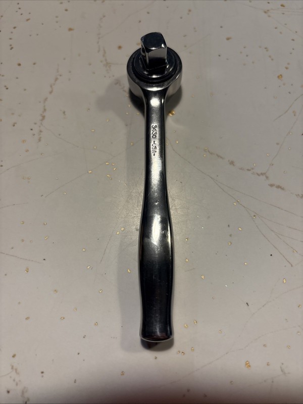 Wright Tool Compact Contour Handle Ratcheting Socket Wrench 3/8" Drive 3430 USA gallery