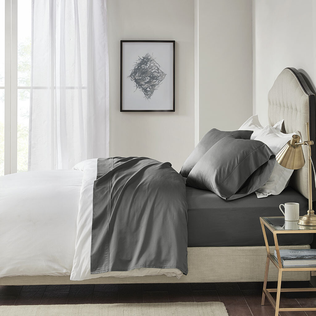 Madison Park 600 Thread Count Pima Cotton Deep Pocket Sheet Set gallery