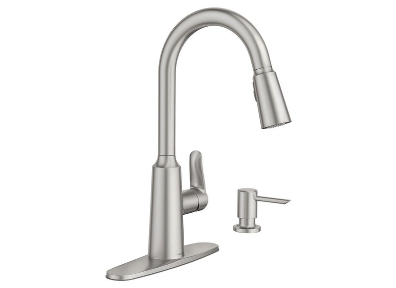 Edwyn Series Pull-Down Kitchen Faucet, 1.5 gpm, 1-Faucet Handle, 1, 4-Faucet Hol gallery