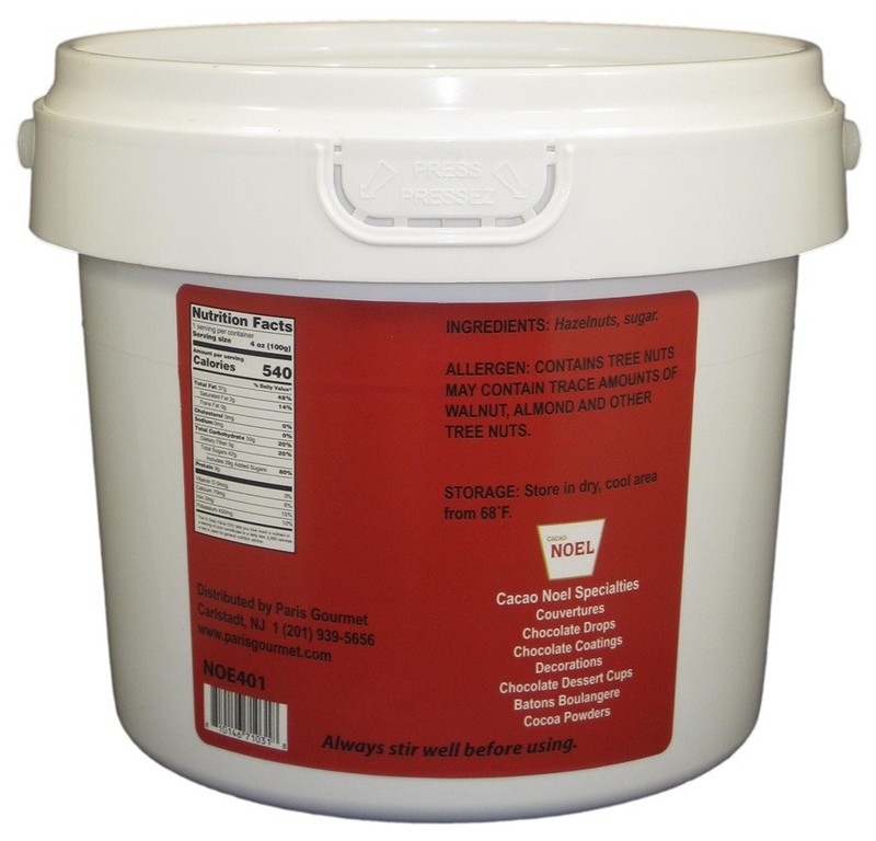 Cacao Noel Hazelnut Praline Paste, 60% - 10 Lbs gallery