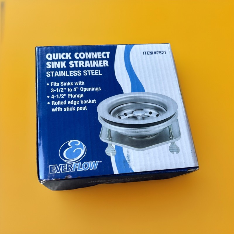 🔥 Everflow Quick Connect Strainer Stainless Steel 3-1/2" to 4" 7521 ~ 1 Unit🔥 gallery