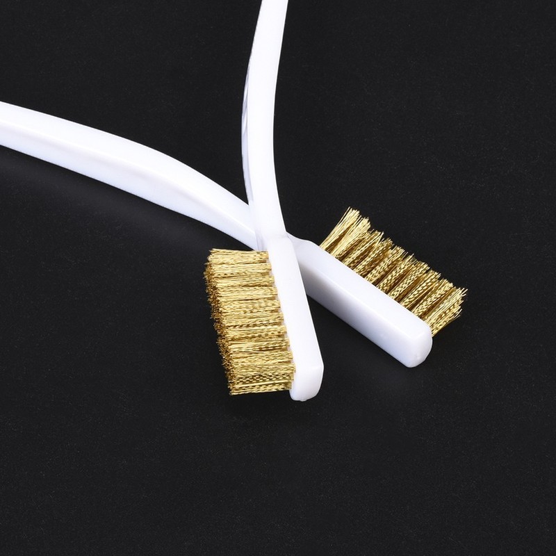 Copper Wire Brush Industrial Plastic Handle Set Toothbrush High Quality gallery