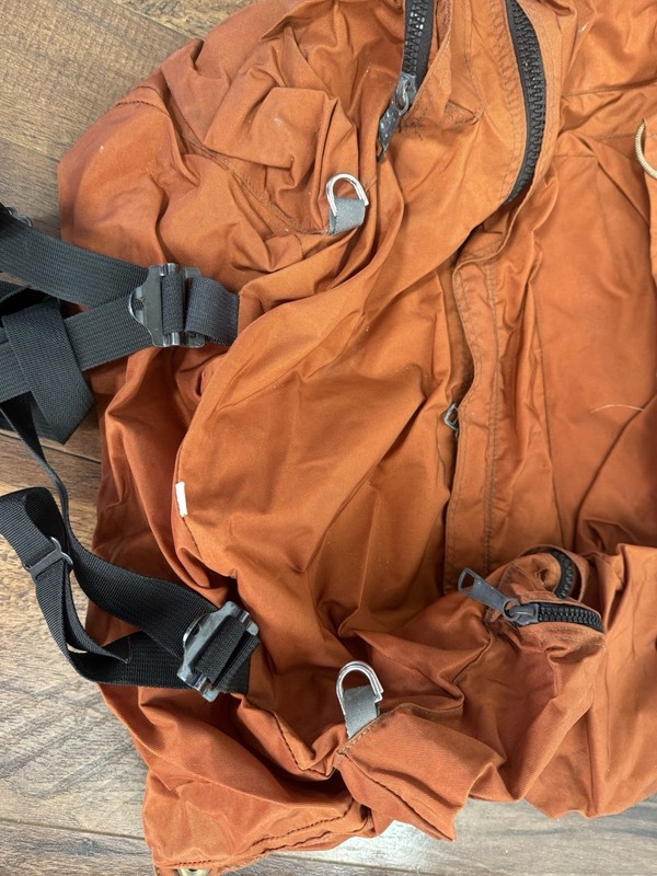 Orange Vintage Trailwise Berkeley Large Backpacking Hiking Pack Only 3