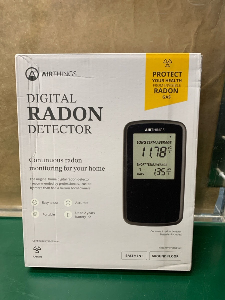 AIRTHINGS 2350 DIGITAL RADON DETECTOR W CONTINUOUS MONITORING (E10050487) gallery