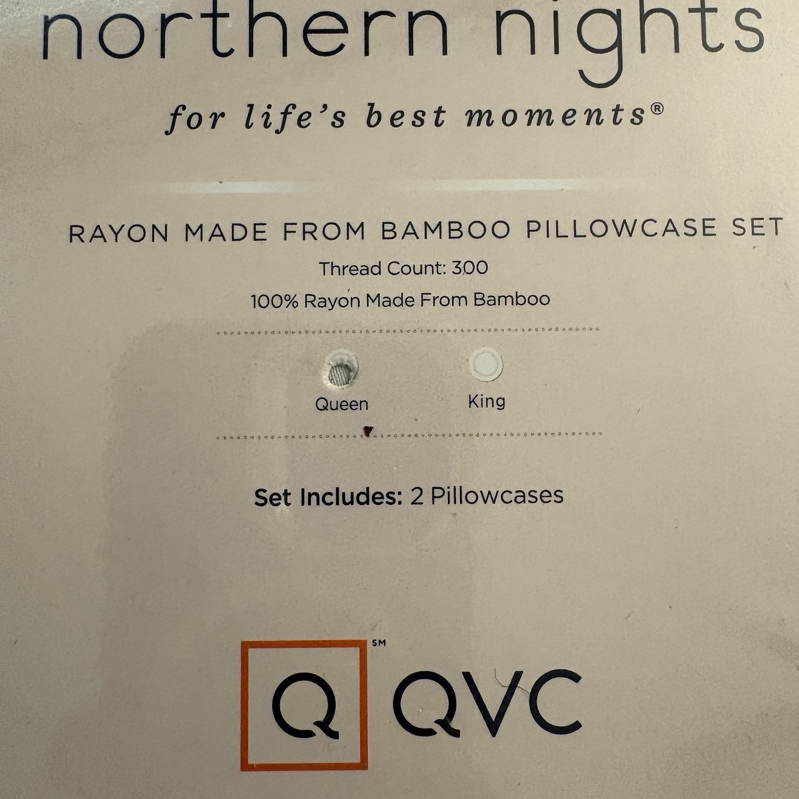 Northern Nights Queen 100% Rayon made from Bamboo Pillowcases White gallery
