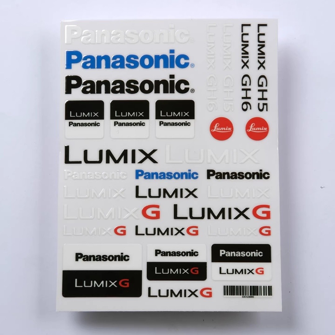 Logo Decal Vinyl Sticker For Panasonic Camera Camcorder Photography DSLR Photo gallery